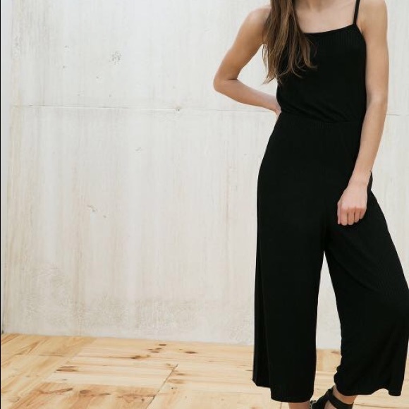 bershka black jumpsuit
